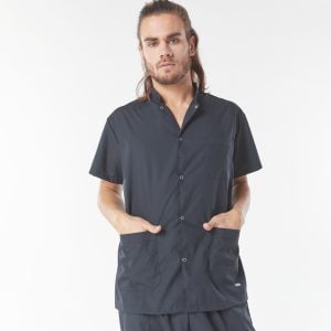 CHAQUETILLA CON BROCHES CUELLO MAO